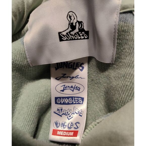 THE SHERPA DYED PATCH HOODIE BY JUNGLES WITH J FERG ART SIZE MEDIUM - Picture 6 of 14